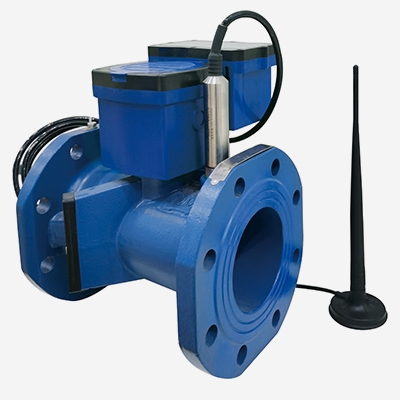 Dual channel ultrasonic water meter